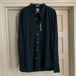 J. Crew organic cotton stretch button down